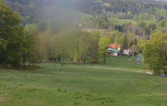 Obraz podglądu z kamery internetowej Janov nad Nisou - Ski resort Severák